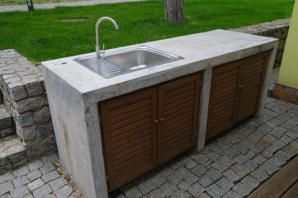 Exterior Cabinet Installation in Longview