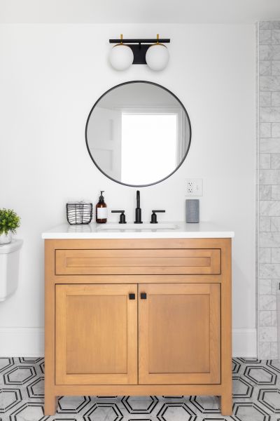 Custom Vanity Installation in Longview