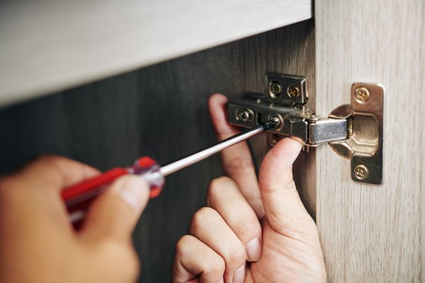 Cabinet Hinge Installation in Longview