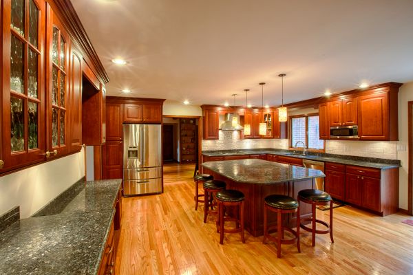 Cherry Kitchen Cabinet Repair in Longview